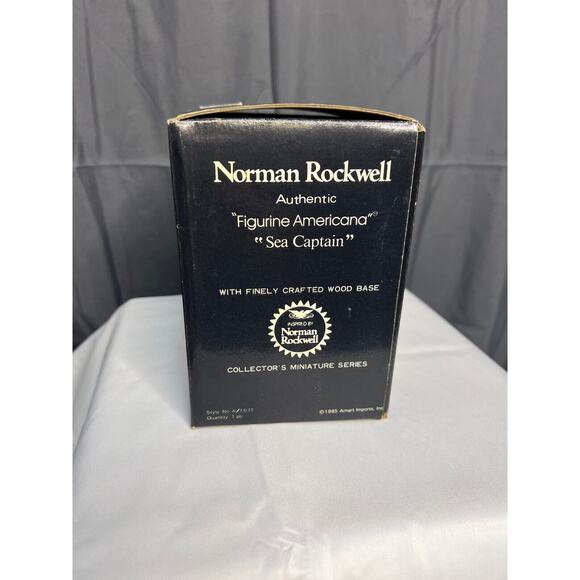 1985 Norman Rockwell Limited Edition "Sea Captain" Authentic Figurine Americana - Picture 3 of 11